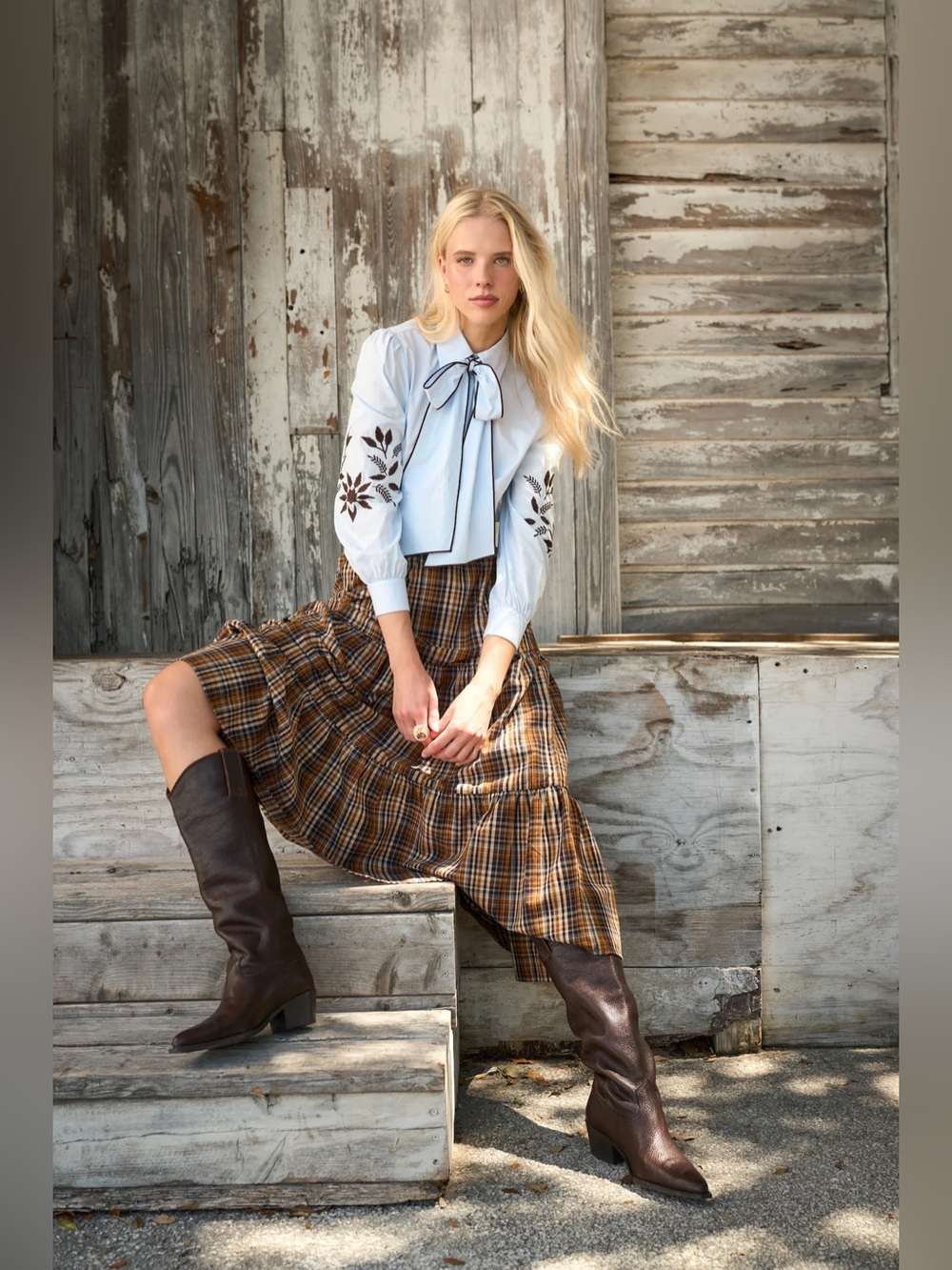 Sonmer Evelyn Skirt blue